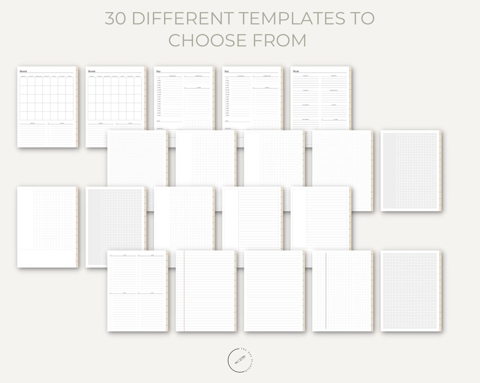 Digital Notebook 12 Hyperlinked Tabs Goodnotes Notability, Notebooks ...