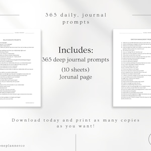 365 Journal Prompts, Relationship Prompts, Self Care Prompts, Writing ...