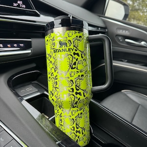 Softball Baseball Engraved 40oz Tumbler - Leopard Hearts | Baseball Mom | Softball Mom | Sports Bottle | Water Bottle