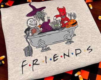 Spooky Christmas Sweatshirt | Gothic Holiday Crewneck | Halloween Christmas Cozy Sweatshirt