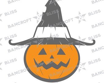 Jack-o-lantern svg halloween svg Jack O Lantern Clipart Pumpkin svg Witch hat svg  HALLOWEEN Digital Download Halloween Vector Jackolantern