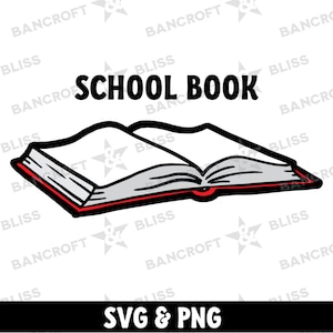 Book SVG School SVG School SVG for School Schools svg Teacher svg Starting School svg Back to School svg School Clipart