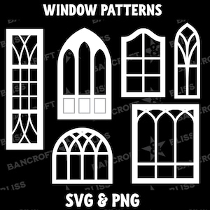 Window SVG Window PNG Antieke Window Bundle Doll House Cricut Window Laser Window Vector Window Cut Files Window Glowforge