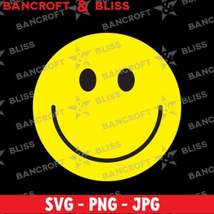 Smiley Face SVG | Cute Smile Graphic Clip Art | T-shirt Digital Download | Heat Press, Heat Transfer