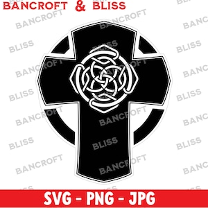 Celtic Christian Cross Digital Download | Design Vector | SVG, PNG, jpg | Cricut, Glowforge, Laser, Heat Transfer