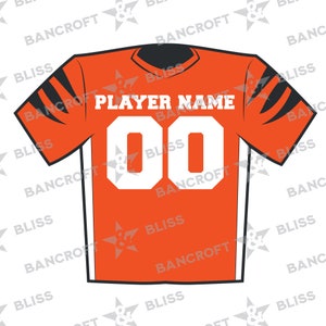 Tiger team svg Bengal svg Tiger svg Bengal jersey svg Football jersey svg bengals clipart Tigers Football Bengals Football Instant Download