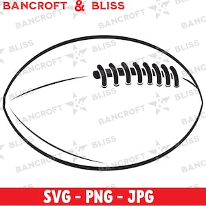 Fussball Instant Download - SVG, PNG, JPG - Illustriertes Balldesign - Cricut, Glowforge, Laser, Heat Transfer