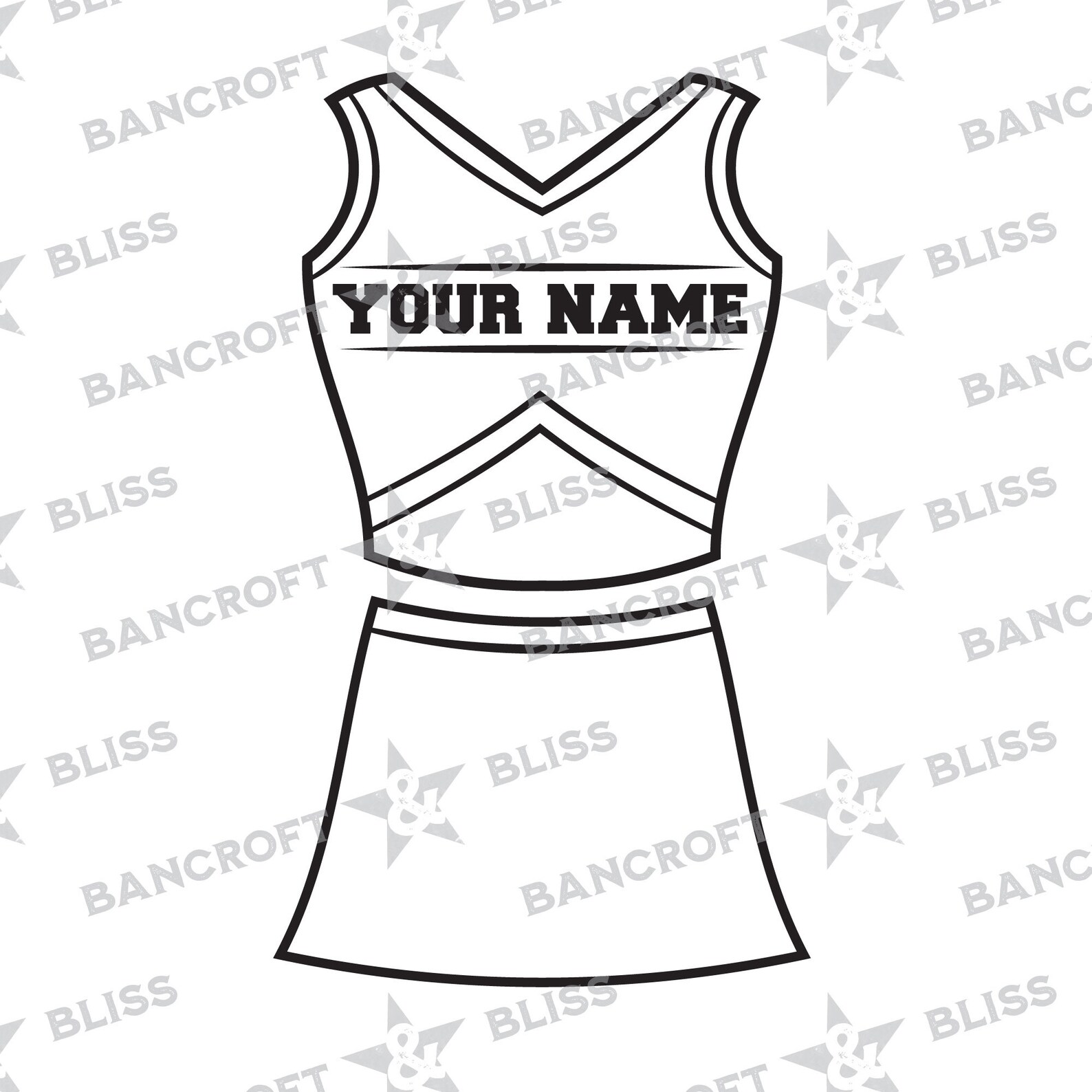 Cheerleader Uniform SVG Cheerleader SVG Cheerleader PNG Cheerleader