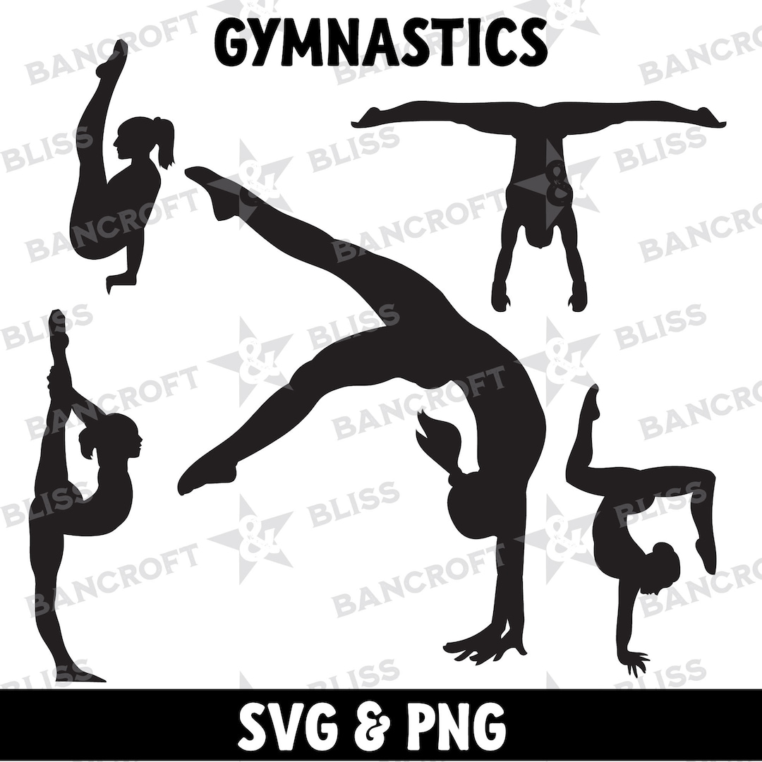 Gymnastics SVG Gymnast SVG Gymnastics Silhouette SVG Gymnastics Png ...