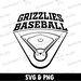 Grizzlies Baseball Svg Grizzlies Svg Grizzlies Png Baseball Grizzlies ...