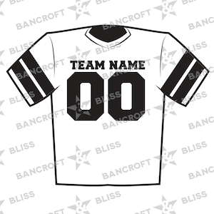 Fußball Jersey mit Streifen svg-Blue Streaks, Clip Art Instant Download - SVG, PNG, JPG - Cricut, Glowforge, Laser, Heat Transfer
