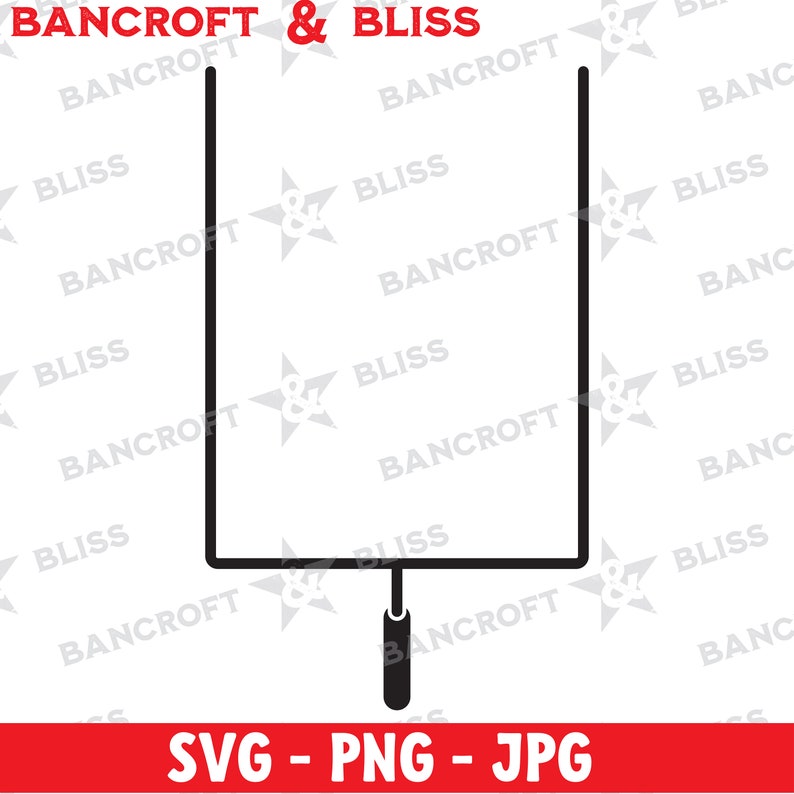 Football Post Svg Football Goalpost Instant Download Football Goal Post SVG Football ...
