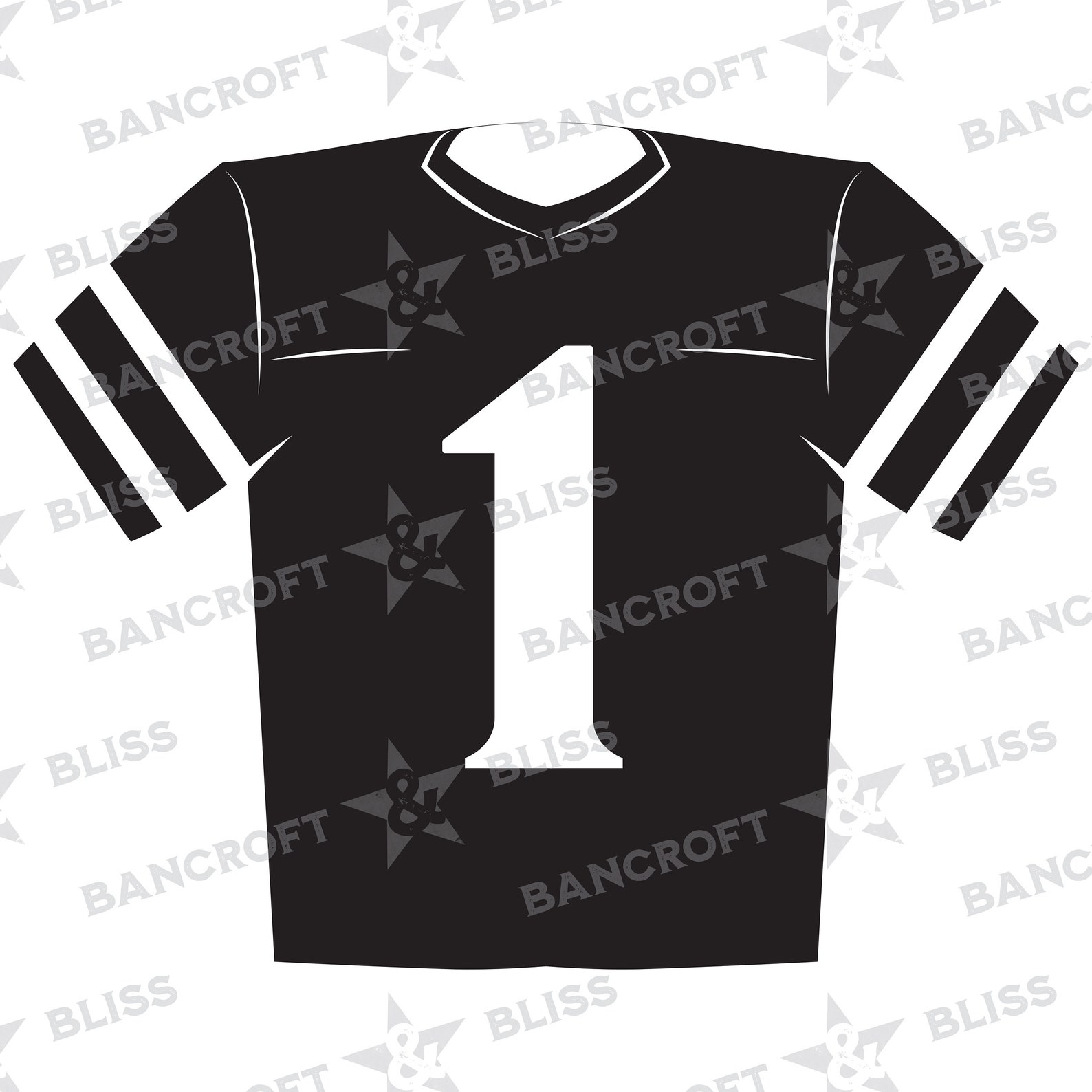 Football Jersey Clip Art Instant Download SVG, PNG, JPG Illustrated