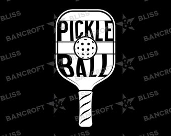 Pickleball SVG Pickleball Paddel SVG Pickleball Schläger SVG Pickleball Png svg digitaler Download Pickleball Clip Art für Cricut, Laser