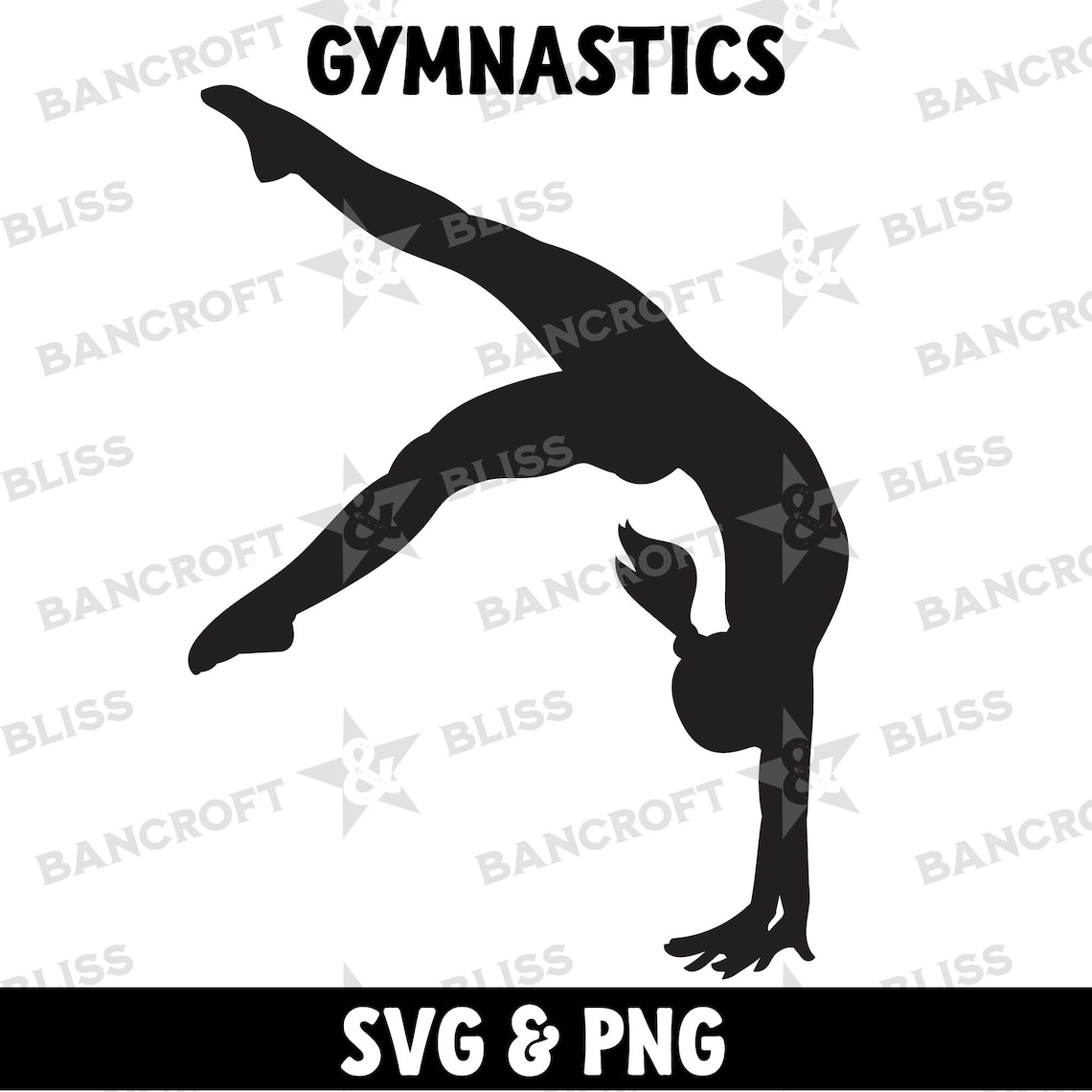 Gymnastics SVG Gymnast SVG Gymnastics Silhouette SVG - Etsy