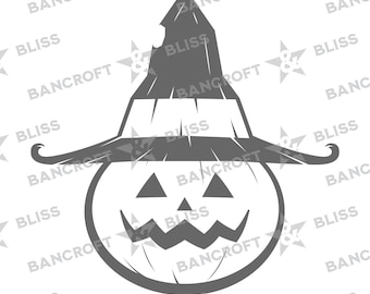 Jack-o-lantern svg halloween svg Jack O Lantern Clipart Pumpkin svg Witch hat svg  HALLOWEEN Digital Download Halloween Vector Jackolantern