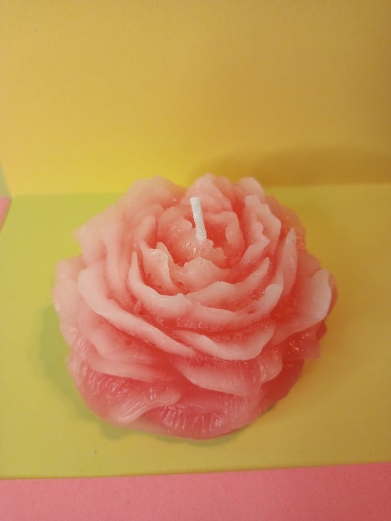 Rose Shaped Candle Etsy
