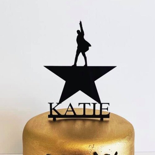 Inspired Hamilton Custom Personalized Birthday Cake Topper Etsy
