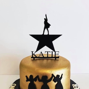 Inspired Hamilton Custom Personalized Birthday Cake Topper Party Decor