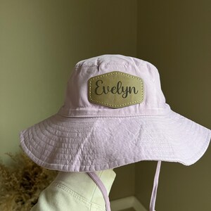Personalized Baby Sun Hat: Adjustable 50SPF Beach Bonnet image 9