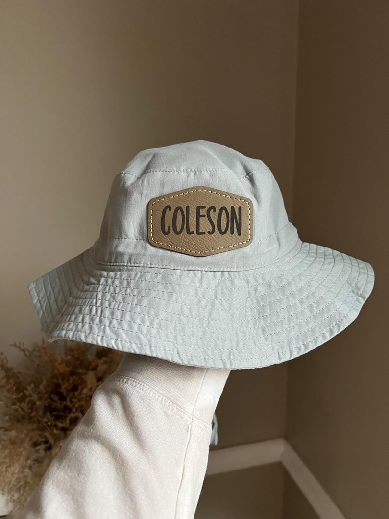 Personalized Baby Sun Hat: Adjustable 50SPF Beach Bonnet image 10