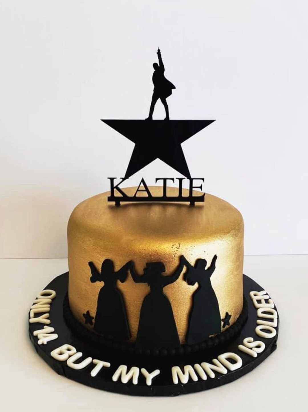 Inspired Hamilton Custom Personalized Birthday Cake Topper Party Decor