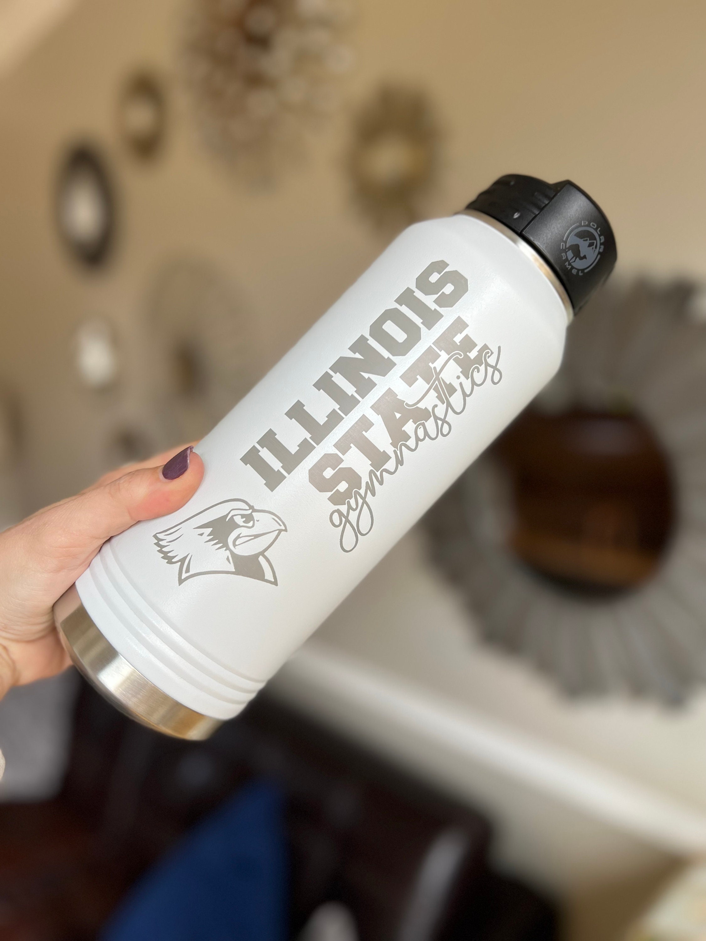 Custom Personalized College/High School Logo 32 oz Water Bottle – Sugar  Locks