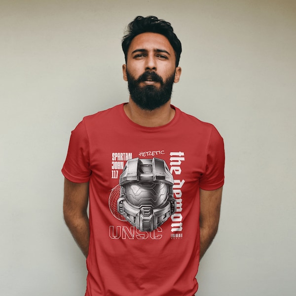 HALO T-Shirt | Master Chief | Videogame T-Shirt | T-Shirt | Gamer Tee | Clothing | Apparel | Unisex T-Shirt