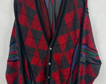 Vintage Carlo Colucci Strickjacke Gr. XXL