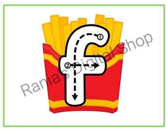 Letter Tracing Mats With Initial Letter Sound Picture