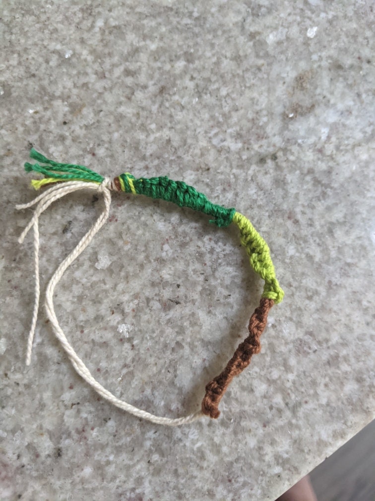 Avocado snake around the pole bracelet Etsy