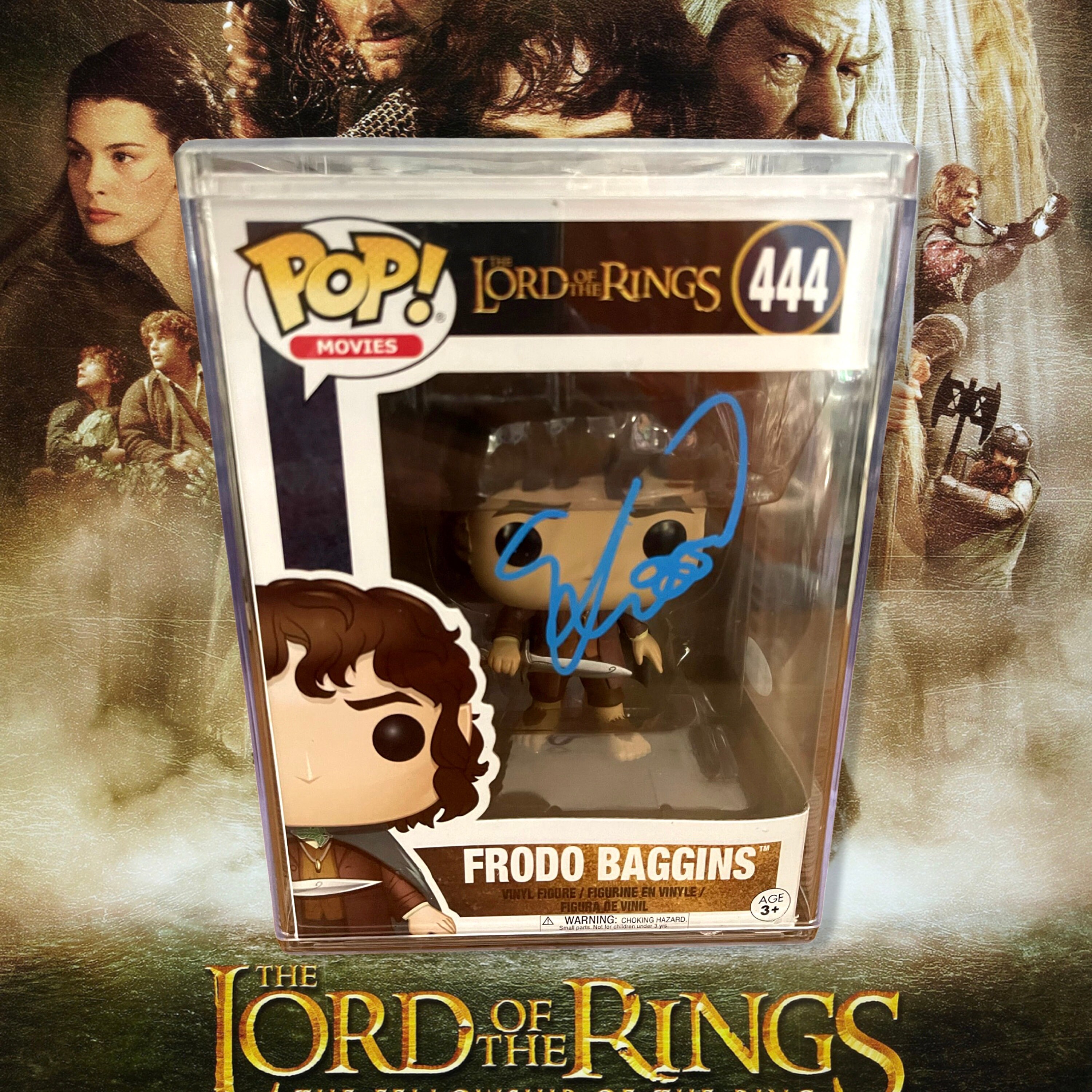 Pewter Figurine Lord of the Rings Frodo Baggins Hobbit with Sword Sword