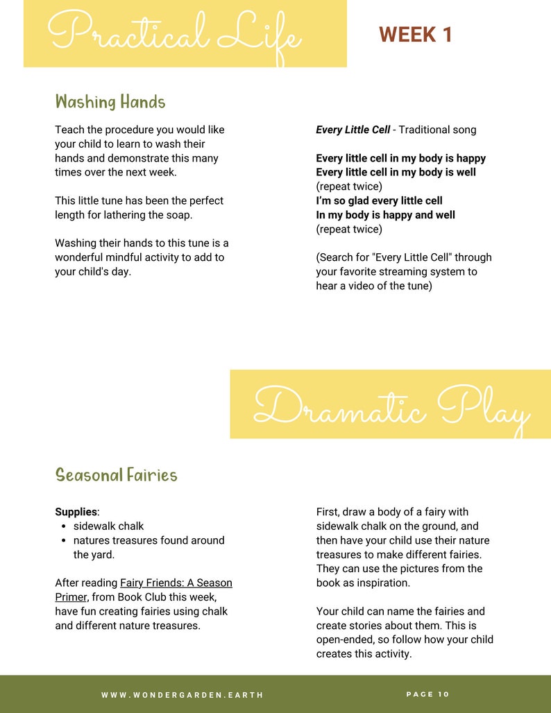Free Printable Secular Preschool Homeschool Curriculum