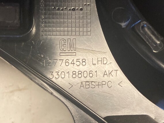 Saab 9 5 NG Instrument Plate 13309395 12776458 Hazard Switch