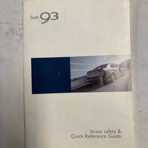 Saab 9 3 Beknopte referentiegids
