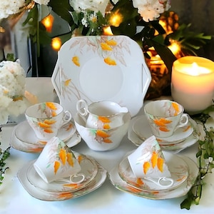 Shelley tea set - Etsy 日本