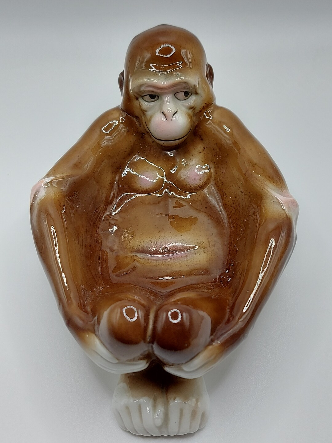 Midcentury Ceramic Monkey Ashtray /pipe Holder/jewellery Etsy Australia