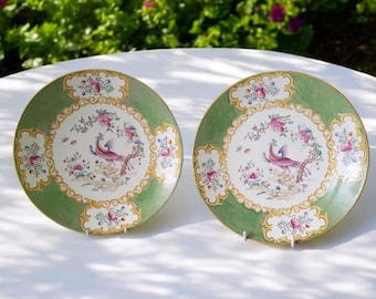 英国ミントン アンティーク 手描き デザートプレート2