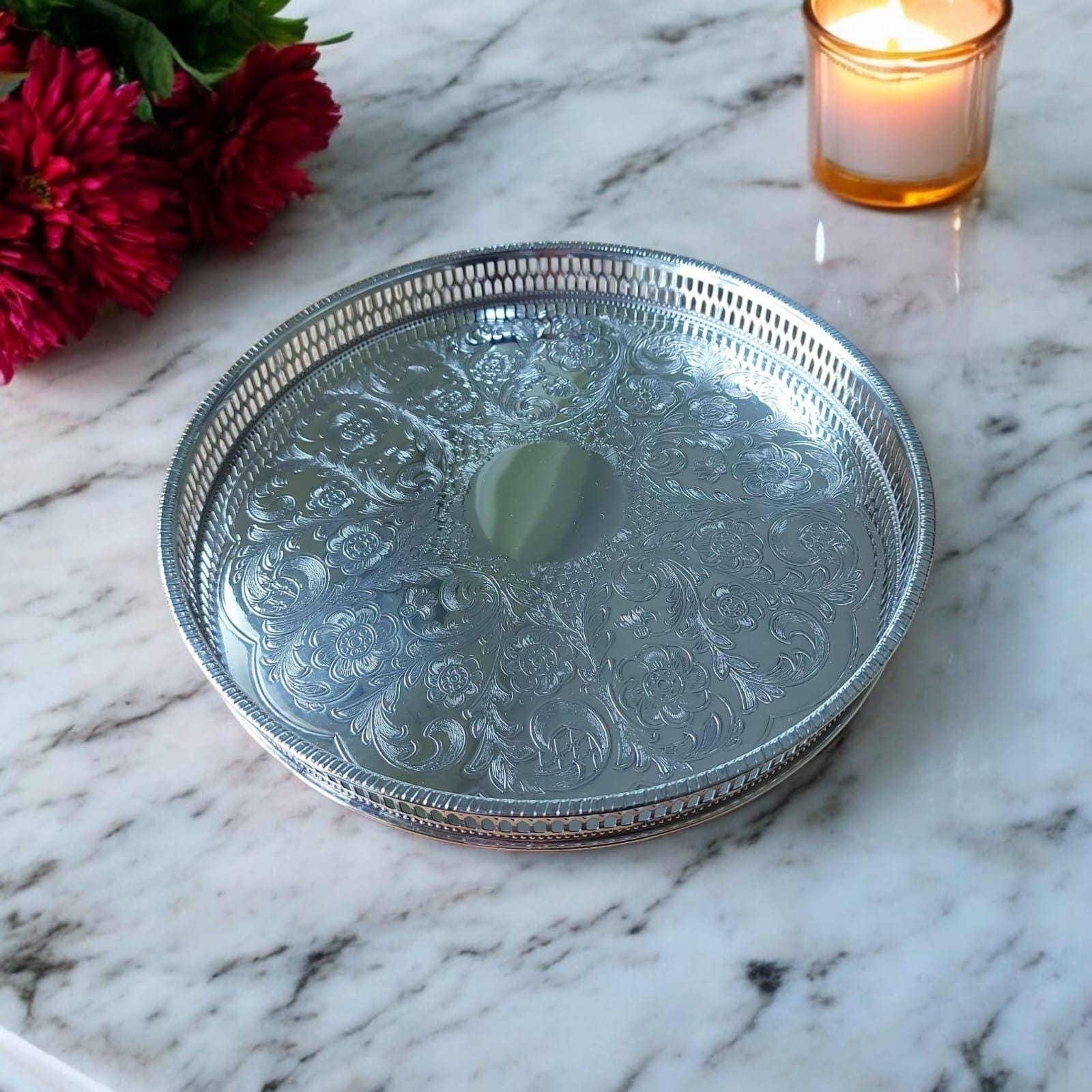 Viners Silver Tray - Etsy