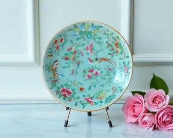 ヴィンテージ 美しい彫刻プレート 4枚セット コレクターズアイテム