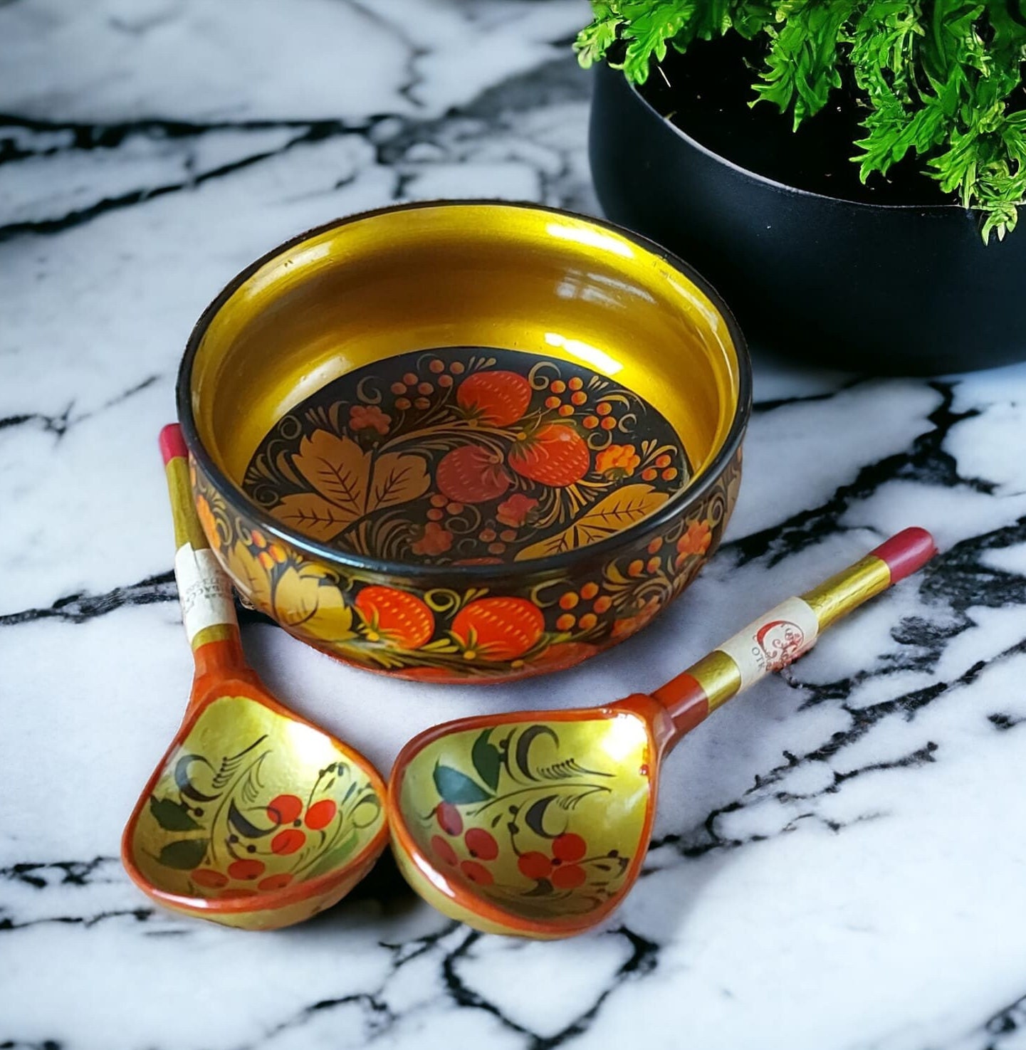 Russian bowl spoon - Etsy 日本