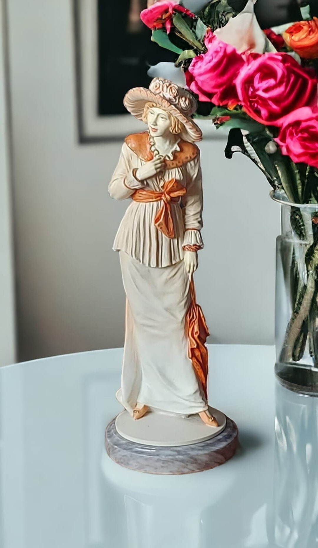 Vintage Royal Doulton Classique Figurine Vanessa CL3989 With Marble
