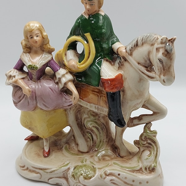 German grafenthal porcelain figure on horseback