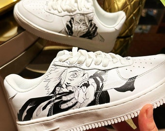 Air Force 1 Inspired Shoes (NOT AF1), Perfect Anime Sneakers Low Tops for Anime Fans, Birthday gifts, anime decoration and anime style