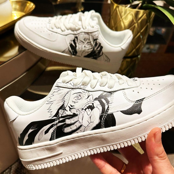 Air Force 1 Inspirierte Schuhe (NICHT AF1), Perfekte Anime Sneakers Low Tops für Anime Fans, Geburtstagsgeschenke, Anime Dekoration und Anime Style