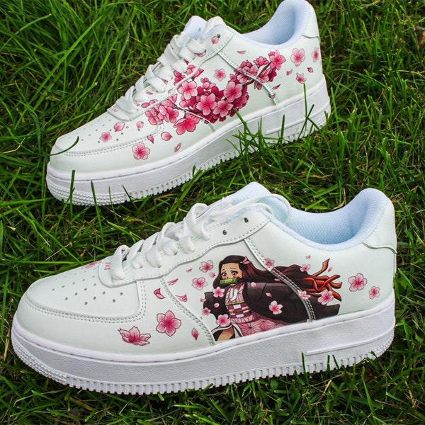 Air Force 1 Inspired Shoes (NOT AF1), Perfect Anime Sneakers Low Tops for Anime Fans, Birthday gifts, anime decoration and anime style