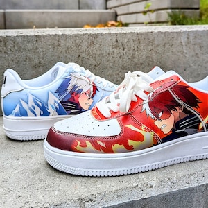 Air Force 1 Inspired Shoes (NOT AF1), Perfect Anime Sneakers Low Tops for Anime Fans, Birthday gifts, anime decoration and anime style