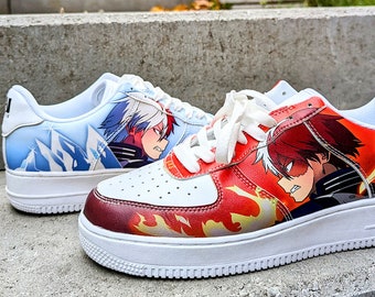 Air Force 1 Inspired Shoes (NOT AF1), Perfect Anime Sneakers Low Tops for Anime Fans, Birthday gifts, anime decoration and anime style