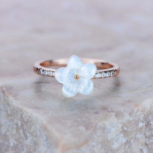 Keramik Blumen Ring