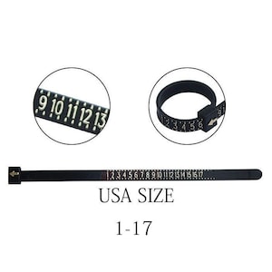 Ring sizer. Ring size measuring tool. Measure Ring Size at Home